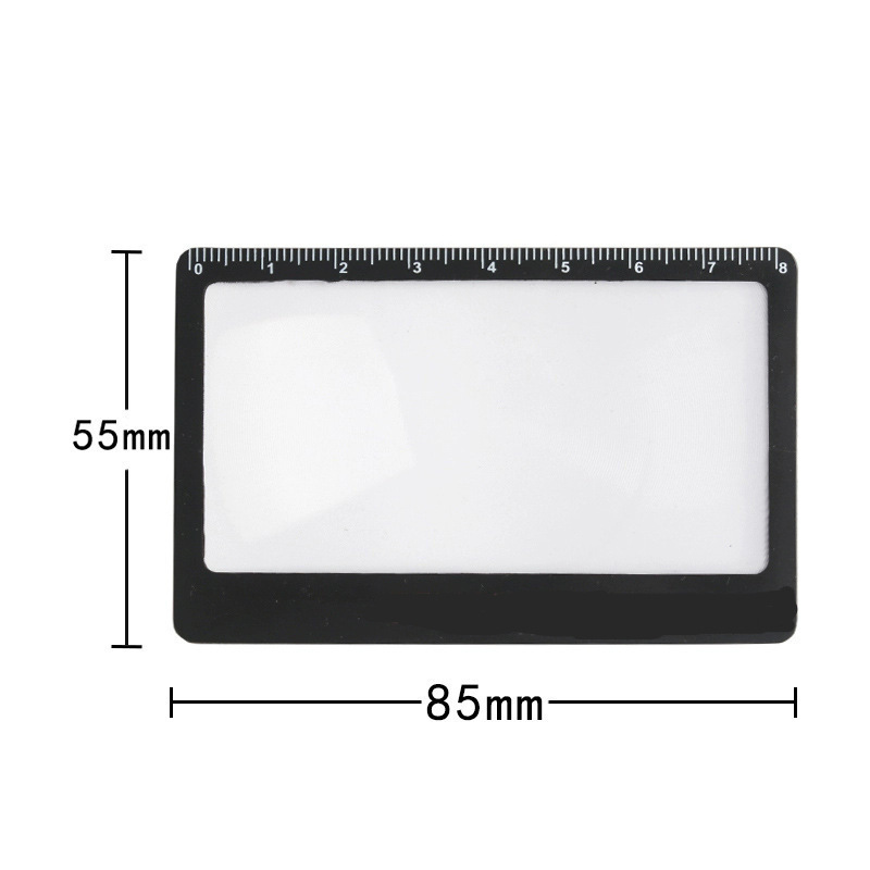 4X Pocket Magnifier Card